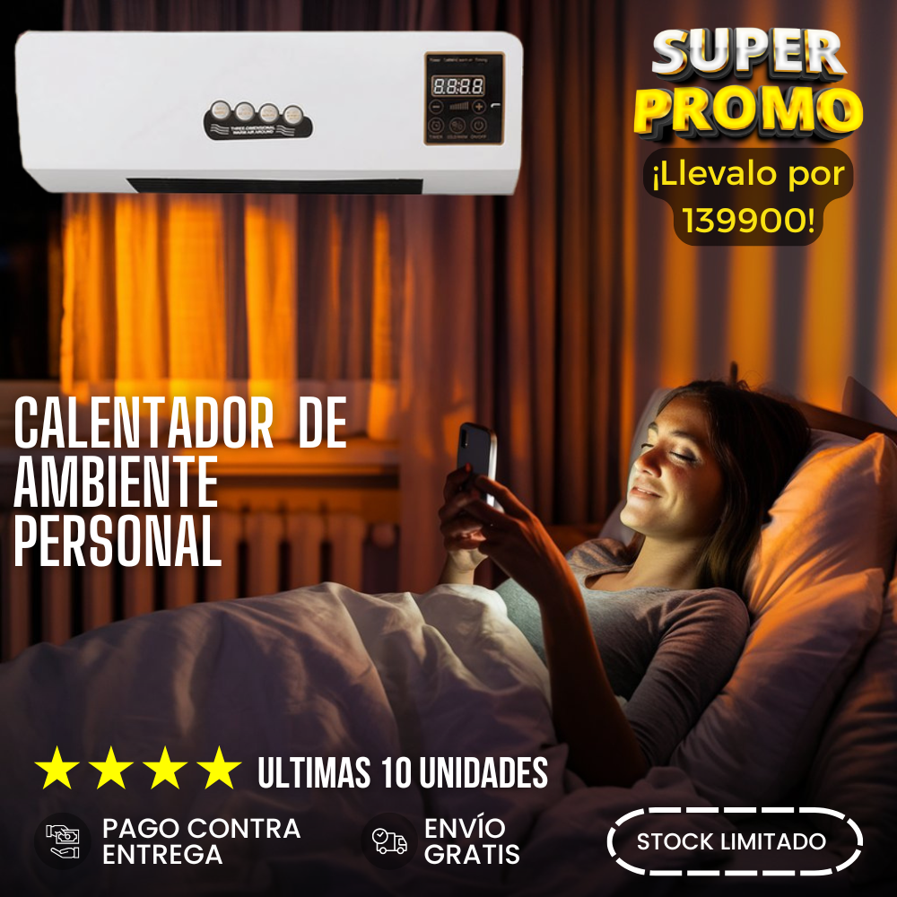 Calentador de ambiente| Para uso Personal + Envío Gratis