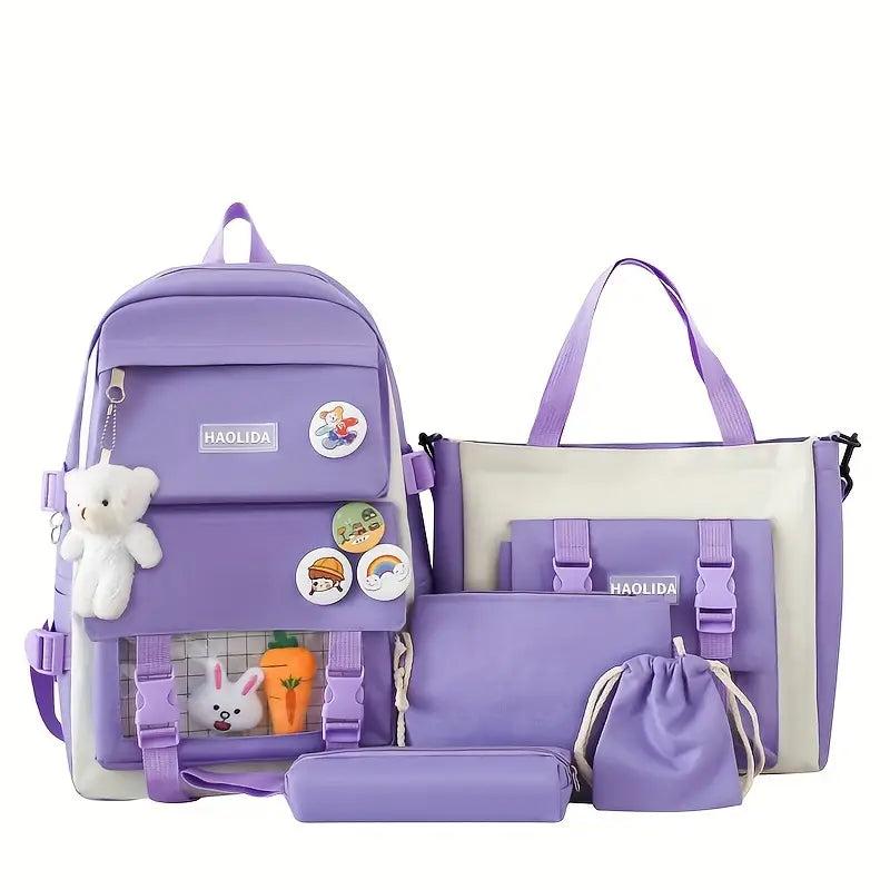 Kit de Bolsos Coreanos Kiut 5 En 1 | 50% De Descuento + Envío Gratis