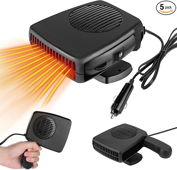 Calentador portátil para coche, ventilador de refrigeración y antiniebla de 12V/24V