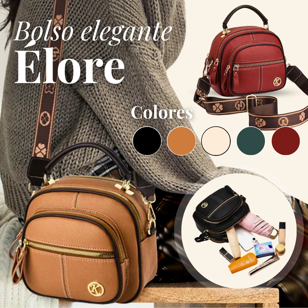 ÉLORE | Bolso Cruzado Elegante - 50% De Descuento + Envío Gratis