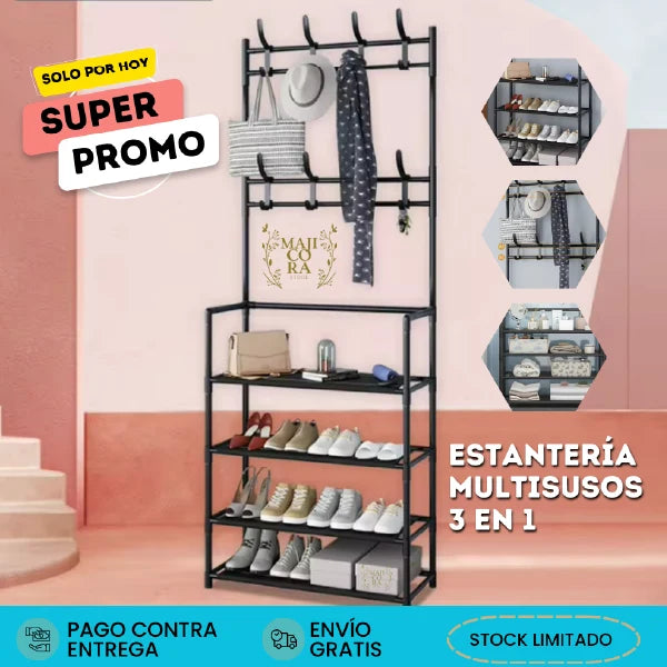 Estante Multiusos 3 en 1