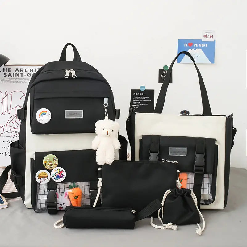 Kit de Bolsos Coreanos Kiut 5 En 1 | 50% De Descuento + Envío Gratis