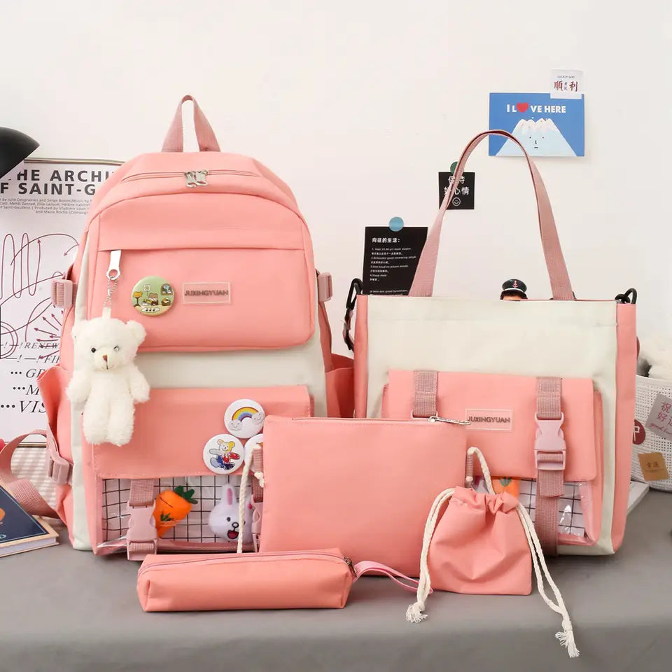 Kit de Bolsos Coreanos Kiut 5 En 1 | 50% De Descuento + Envío Gratis