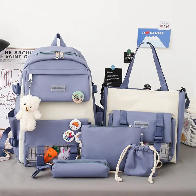 Kit de Bolsos Coreanos Kiut 5 En 1 | 50% De Descuento + Envío Gratis