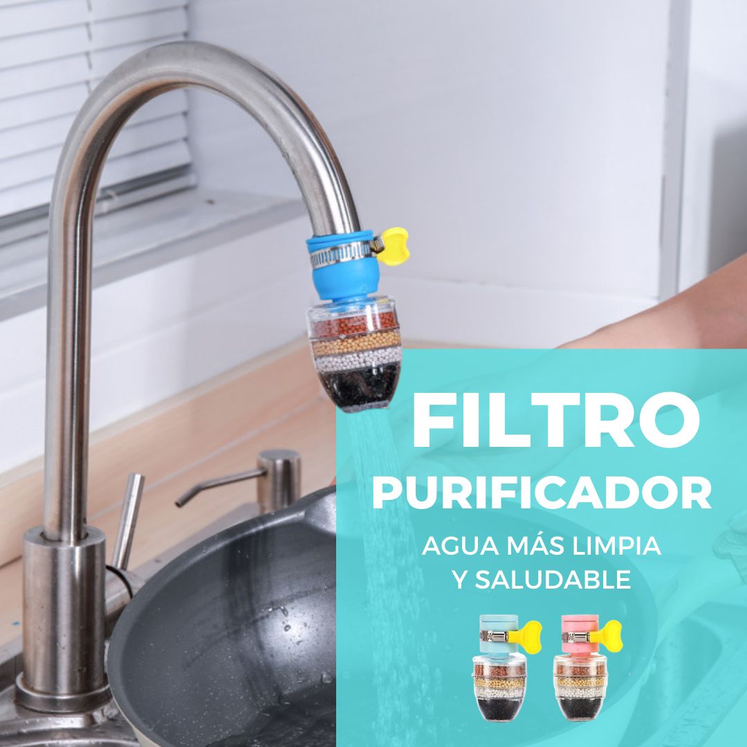 Filtro Purificador de Agua para grifo X 2 unidades