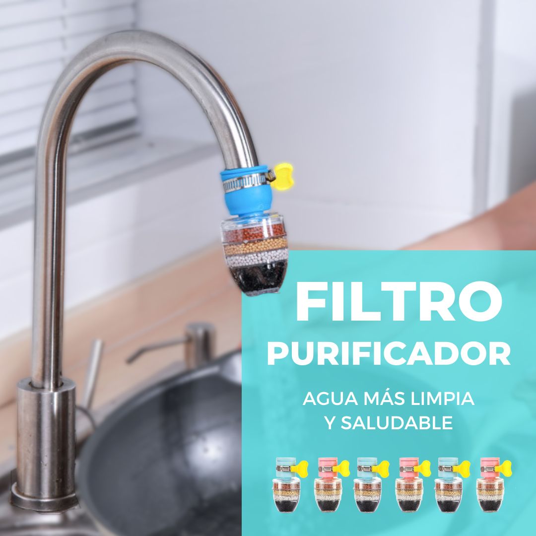 Filtro Purificador de Agua para grifo X 2 unidades