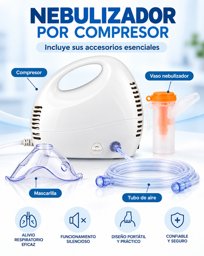 RespiraMax Pro|Tecnología de nebulización para tu bienestar.