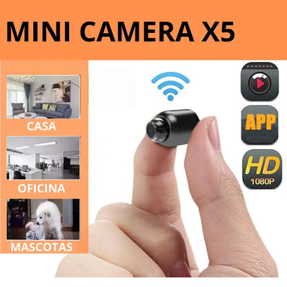 MINI CÁMARA INTELIGENTE GRAN ANGULAR X5