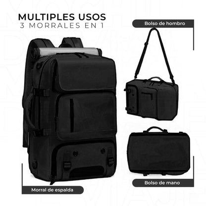 ViajeraPro | Mochila Viajera Expandible Gran Capacidad - 50% De Descuento + Envío Gratis