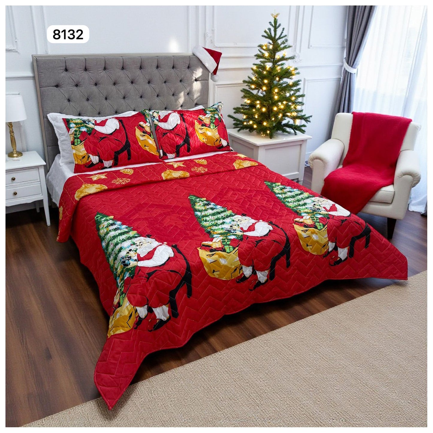 ¡Dale magia a tu cama esta Navidad! | Edredón Navideño (140x190cm) + Envío Gratis