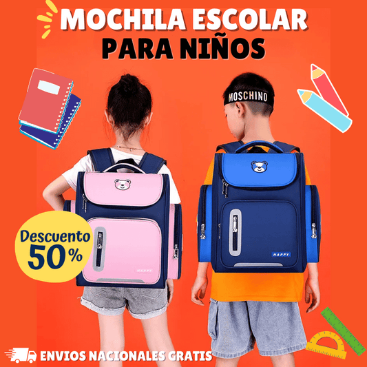 MOCHILA ESCOLAR PARA NIÑOS