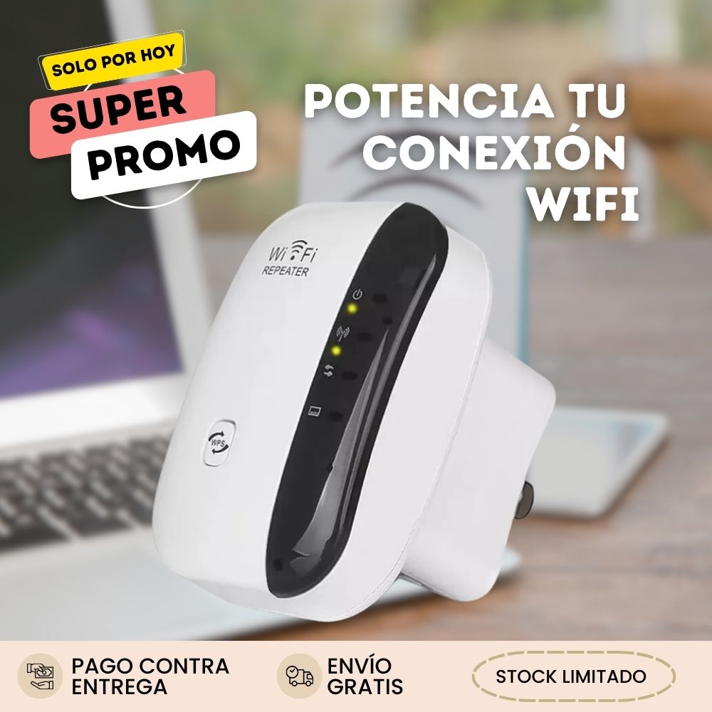 Ampliador y repetidor de señal WiFi