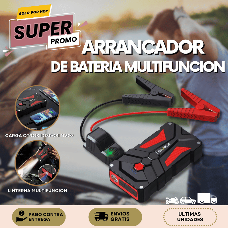 ARRANCADOR DE BATERIA MULTIFUNCION