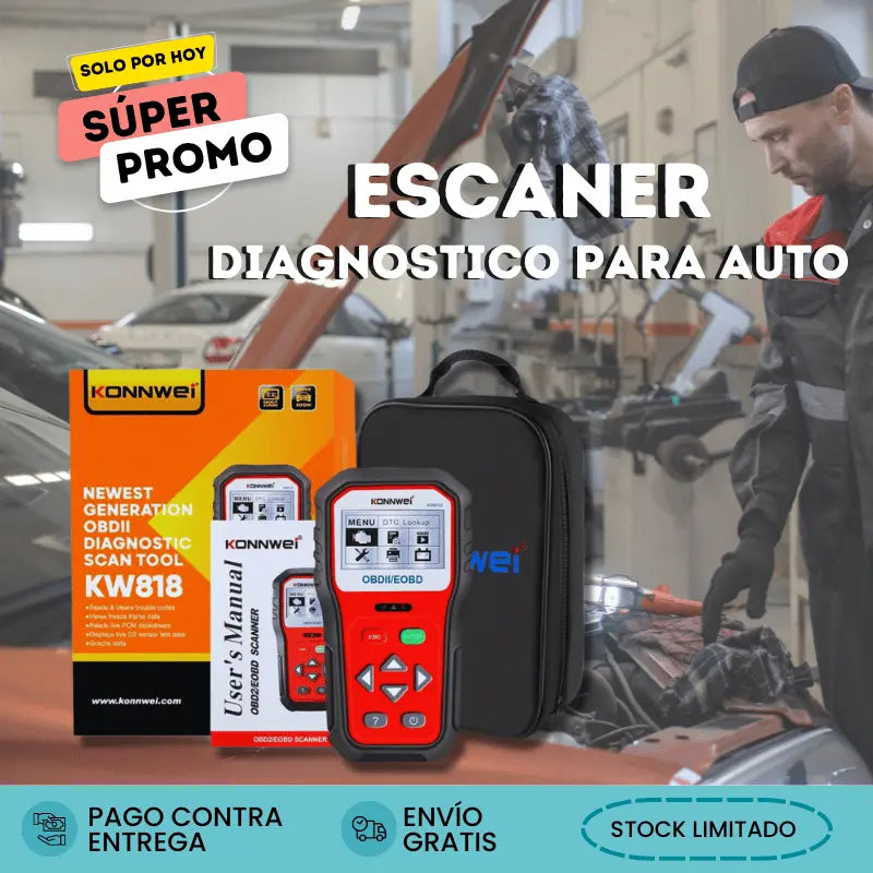 ESCANER DIAGNOSTICO PARA AUTO