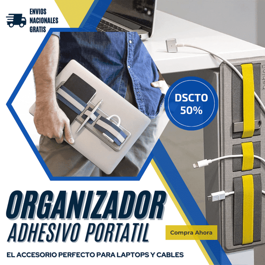 ORGANIZADOR ADHESIVO PORTATIL