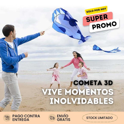 Cometa 3D Grande de Ballena