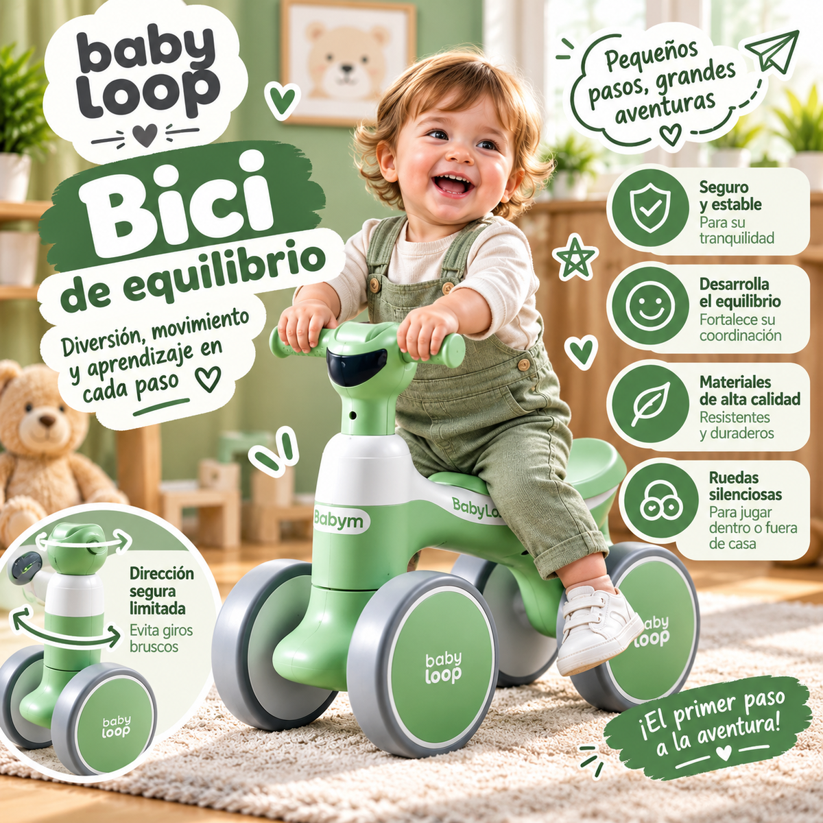 Baby Loop | Bici de equilibrio + Envío Gratis