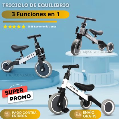 TRICICLO DE EQUILIBRIO modelo 5 en 1 KidRider