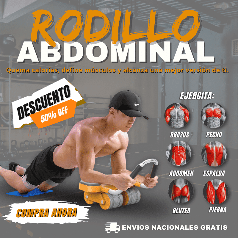 Rodillo  Abdominal De 4 Ruedas