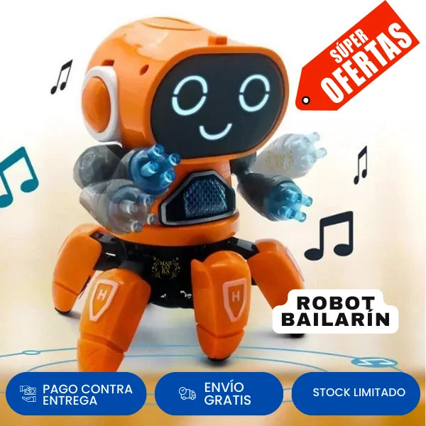 TecnoPlay Robot Bailarín 360 para Niños y Niñas