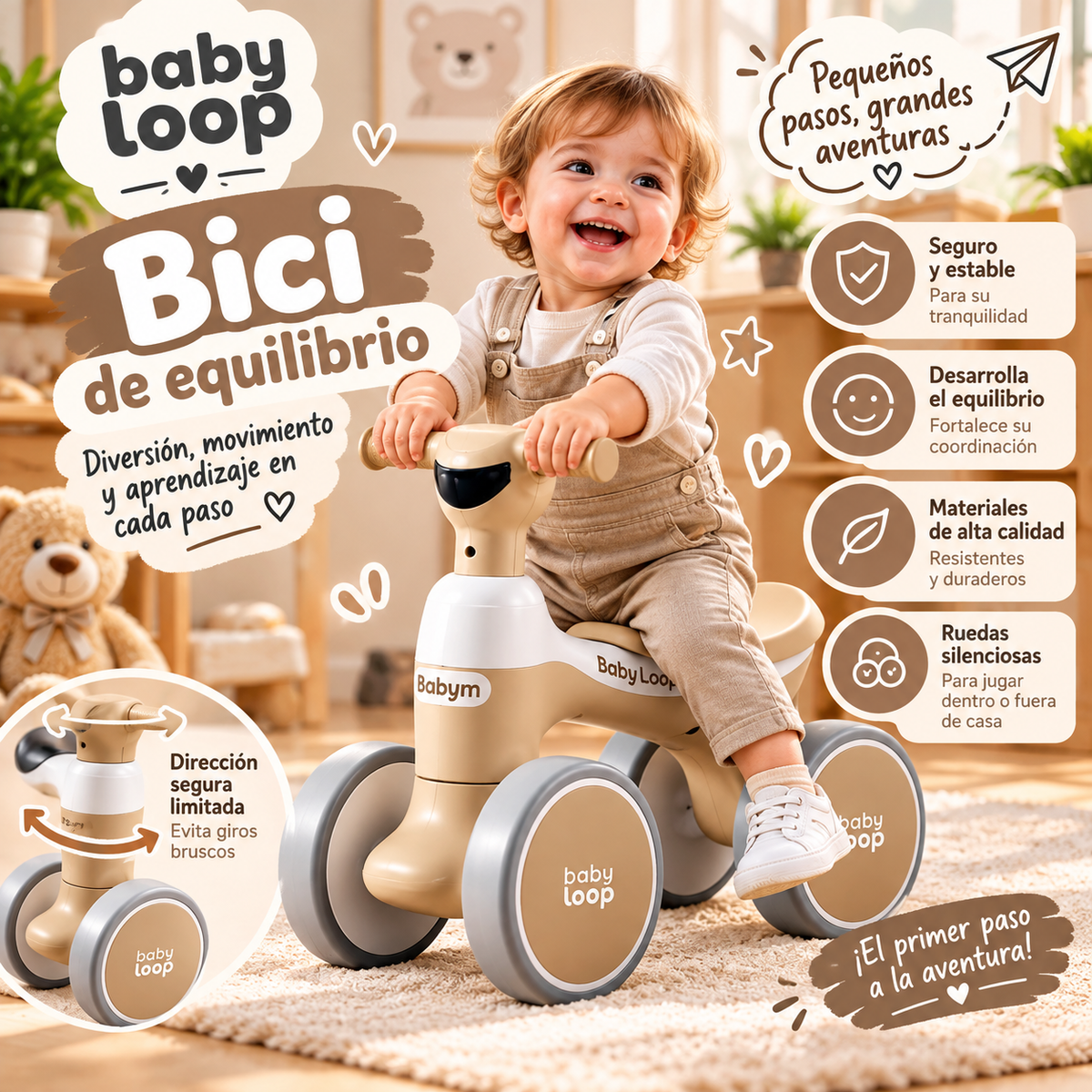 Baby Loop | Bici de equilibrio + Envío Gratis