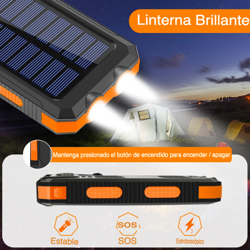 POWER BANK SOLAR 3 EN 1