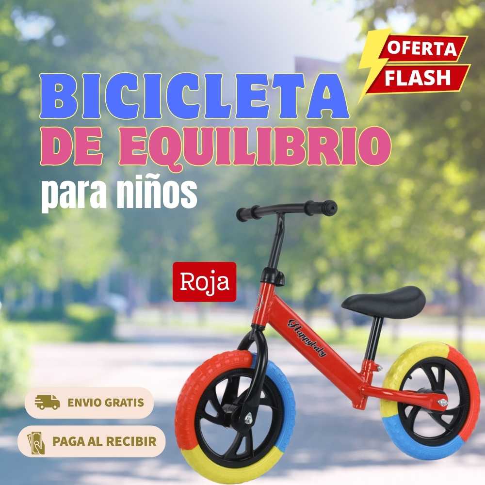 Bicicleta de Equilibrio Para Niños