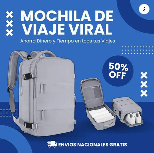 MOCHILA DE VIAJE AMAZON TRAVELERSBACKPACK