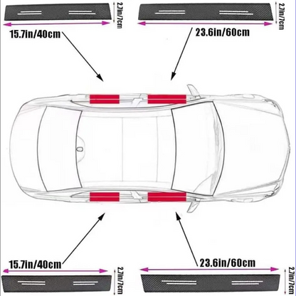 PROTECTORES DE UMBRAL PARA PUERTA DE AUTO