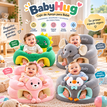 BabyHug | Cojín de Apoyo para Bebé + Envío Gratis