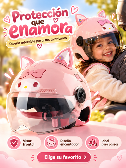 Casco Infantil para Moto | Seguridad y Diversión + Envío Gratis
