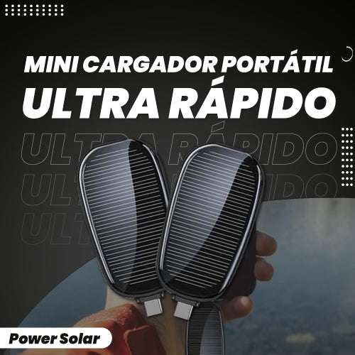 Mini Cargador Portátil Últra Rápido - Power Solar™ | 50% Off + Envío Gratis