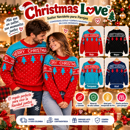 Christmas Love | Suéter Navideño Calidad Premiun + Envío Gratis