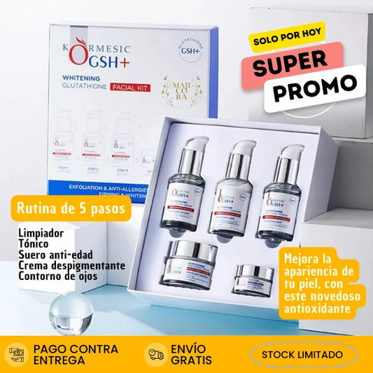 Kit de Blanqueamiento Facial Kormesic GSH+ Glutatión