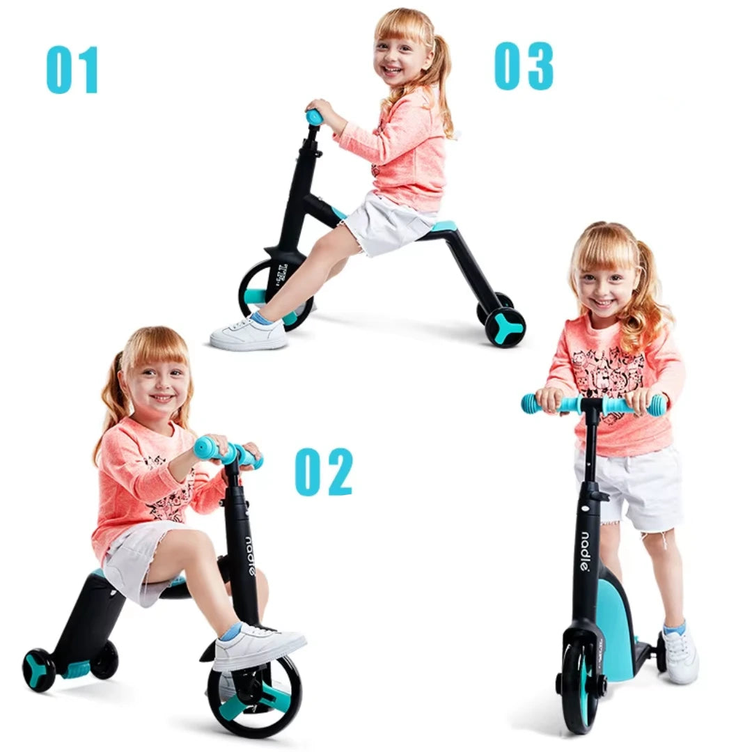 Scooter 3 en 1 Bicicleta, Patineta y Triciclo | 50% De Descuento + Envío Gratis