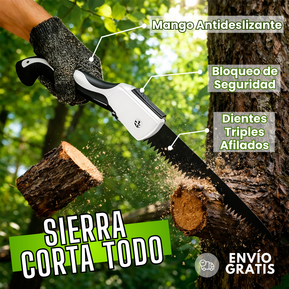 ¡Corta todo, sin excusas! | Sierra De Acero Manganeso + Envío Gratis