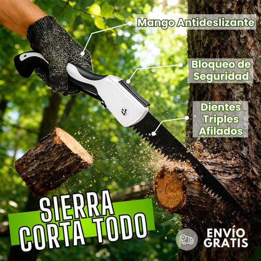 ¡Corta todo, sin excusas! | Sierra De Acero Manganeso + Envío Gratis