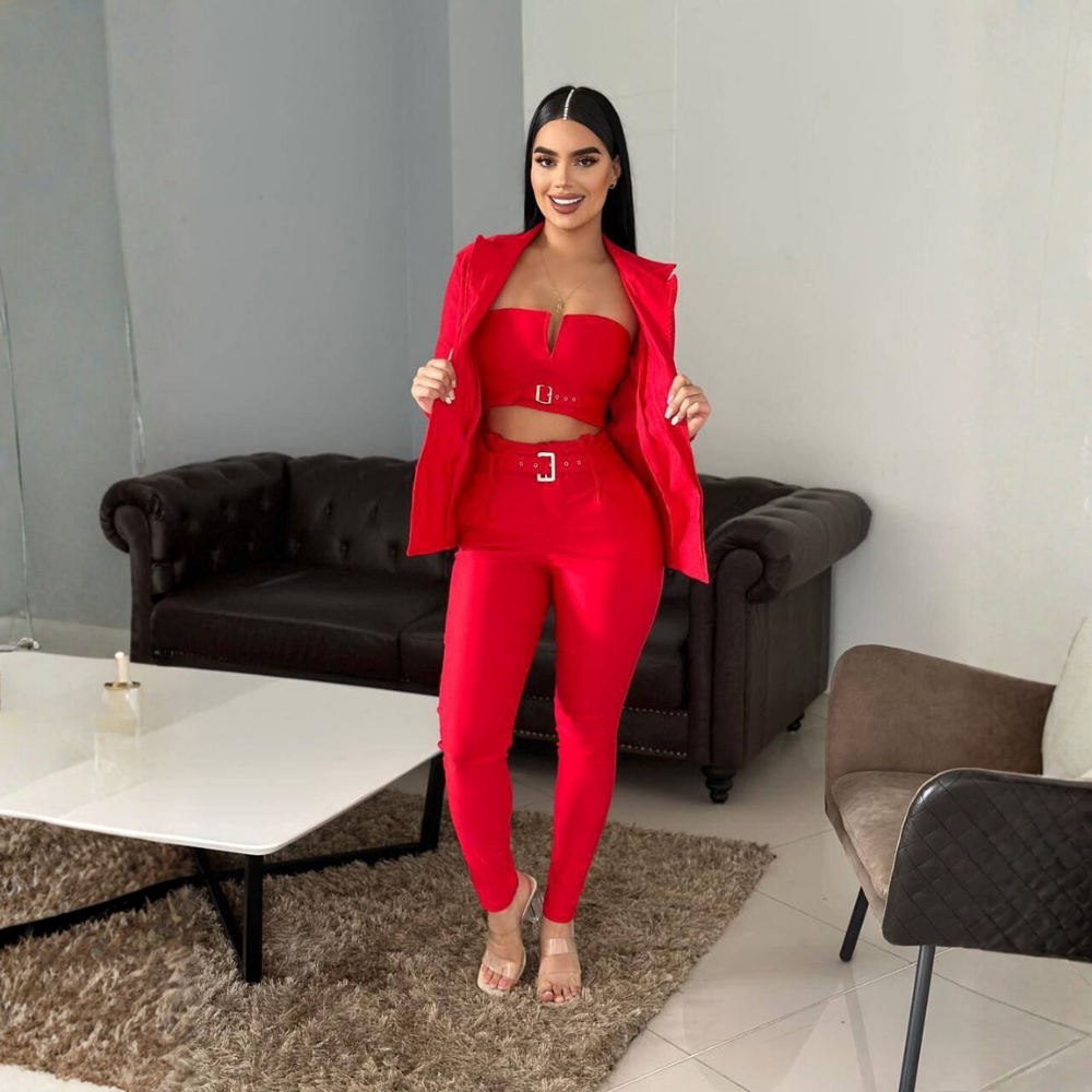 ¿Lista para robar miradas? | Conjunto De 3 Piezas - 100% Hecho En Colombia