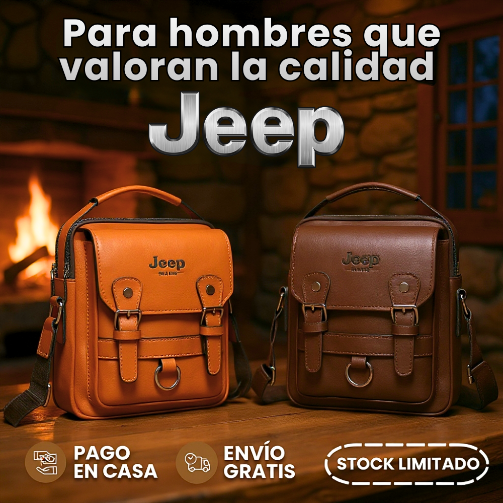 Bandolera Vintage Jeep - ¡Últimas Unidades! | Envío Gratis