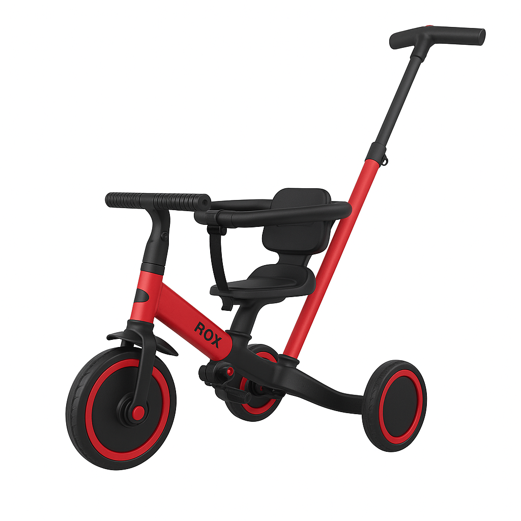 TRICICLO DE EQUILIBRIO Modelo 3 EN 1  y  5 EN 1  KidRider + Guía Educativa