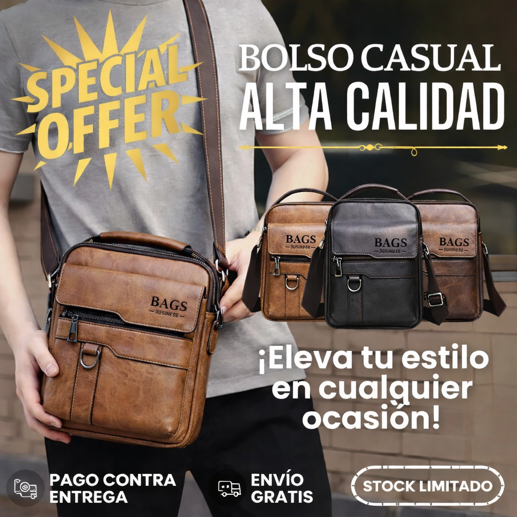 Vintage Bags | Bandolera Casual Alta Calidad - 50% De Descuento + Envío Gratis