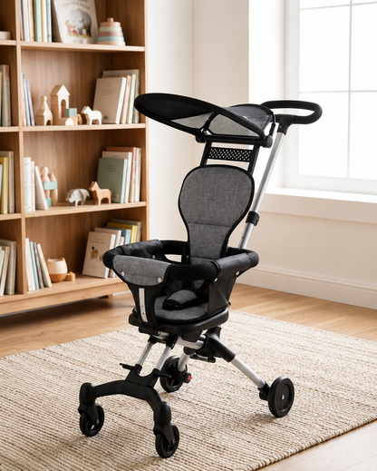 PequeRuedas | Coche 2 en 1 Plegable Paseador con Parasol- 50% de Descuento + Envío Gratis