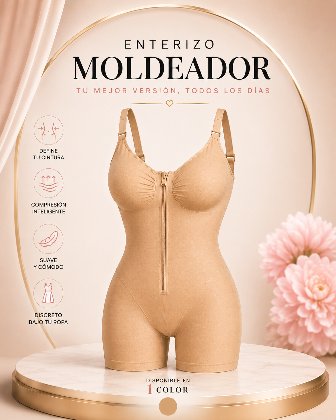 ¡Moldea tu figura sin renunciar a la comodidad! | Enterizo Moldeador Premium
