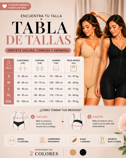 ¡Moldea tu figura sin renunciar a la comodidad! | Enterizo Moldeador Premium