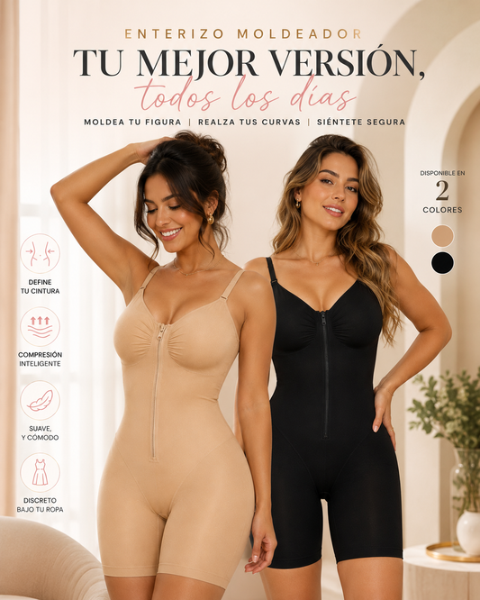 ¡Moldea tu figura sin renunciar a la comodidad! | Enterizo Moldeador Premium