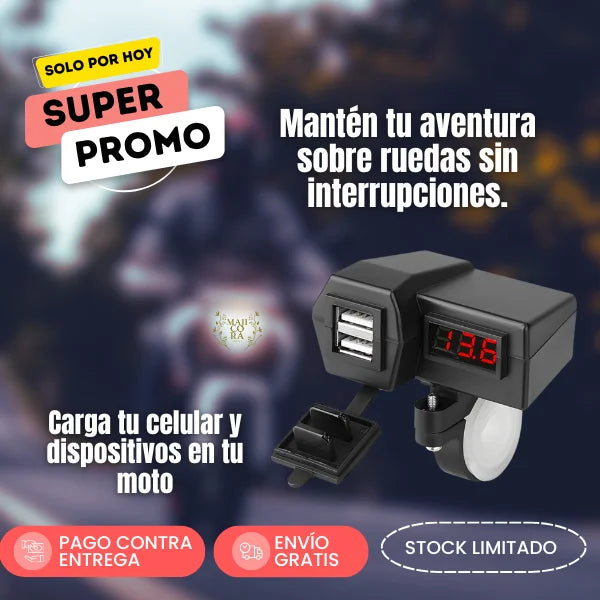 Cargador de USB para Motocicletas