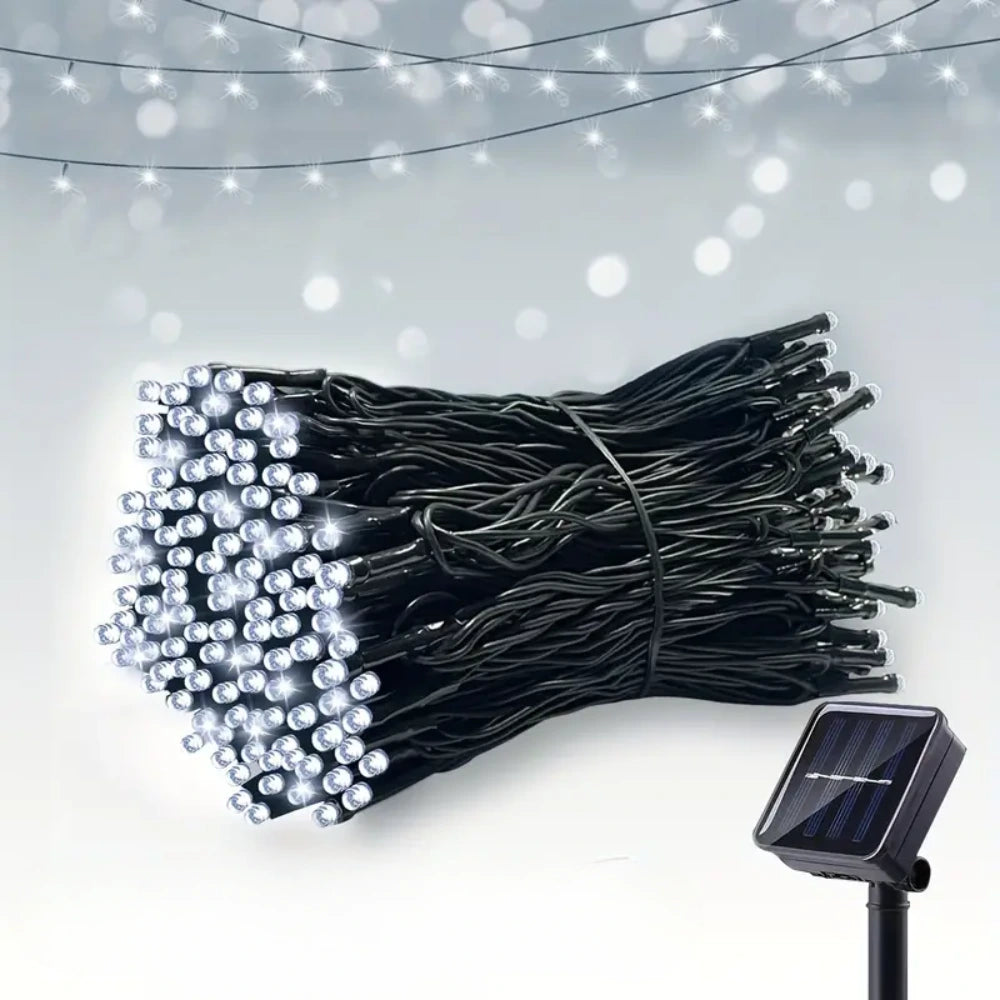 Luces Navideñas Con Panel Solar | 50% De Descuento + Envío Gratis