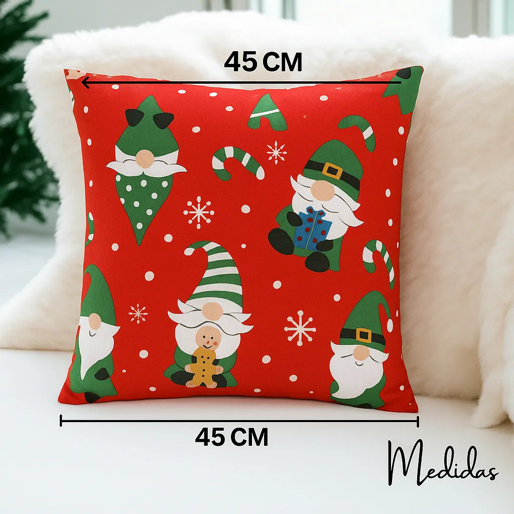¡Renueva tu sala esta Navidad! | Set x 5 Cojines Navideños + Envío Gratis