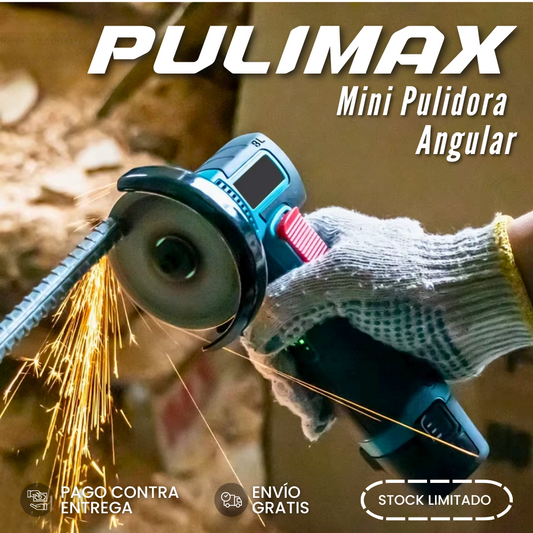 Pulimax | Mini Pulidora Angular - 50% De Descuento + Envío Gratis