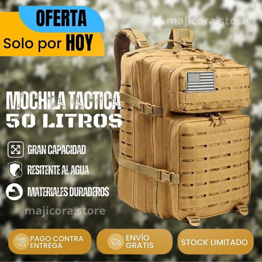 TitanElite 50 | Mochila Táctica Militar 50 Litros - Envío Gratis